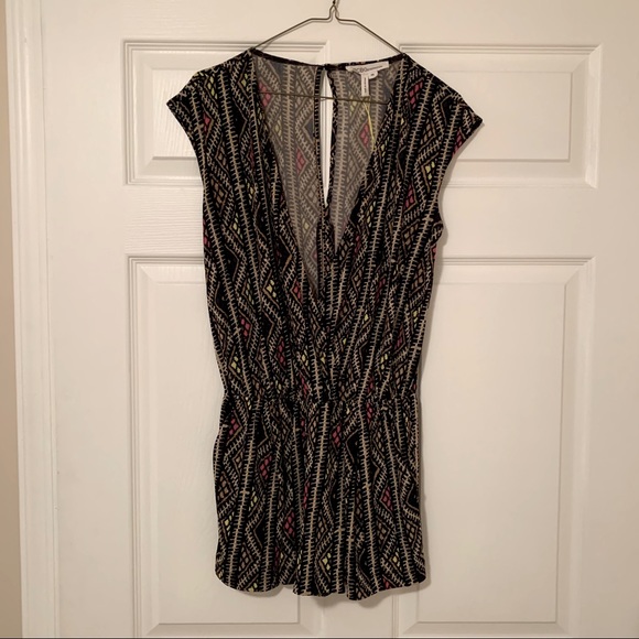 BCBGeneration Tribal Print Romper - Picture 2 of 5
